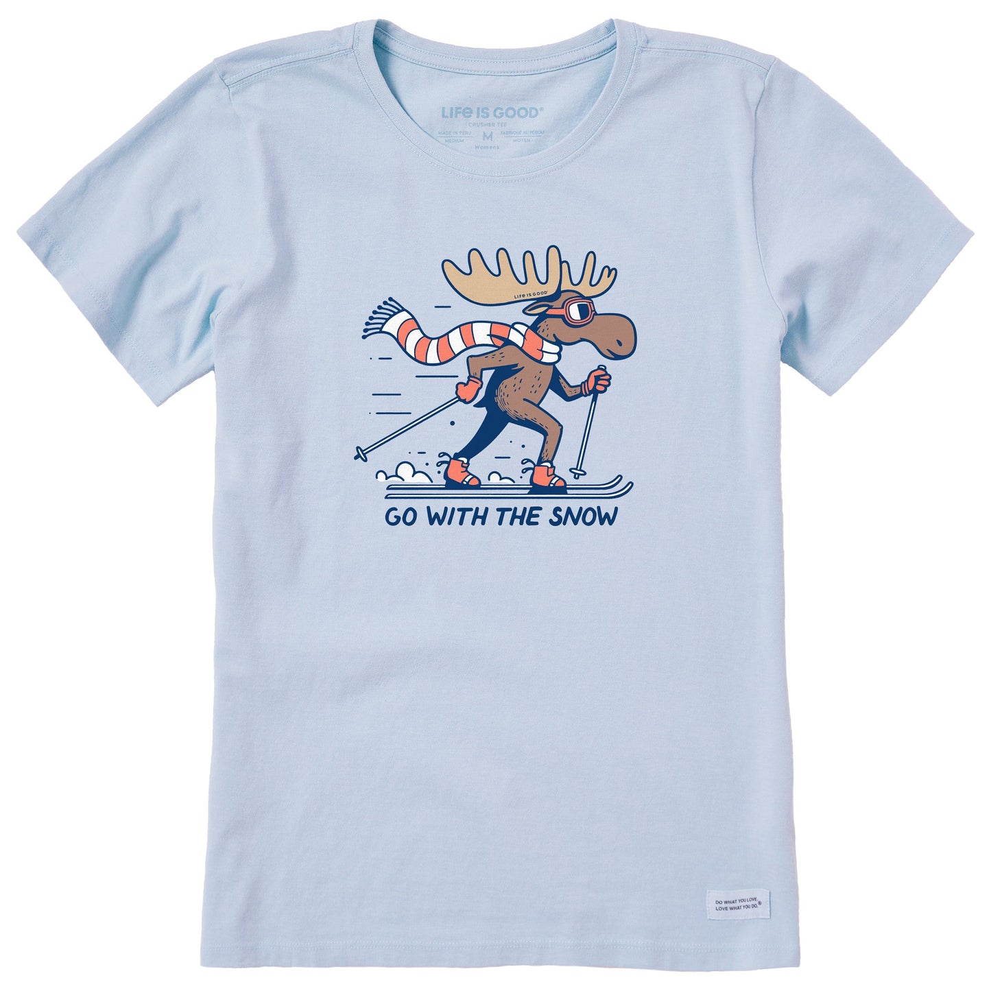 Women's Go With the Snow Short Sleeve Crusher Tee