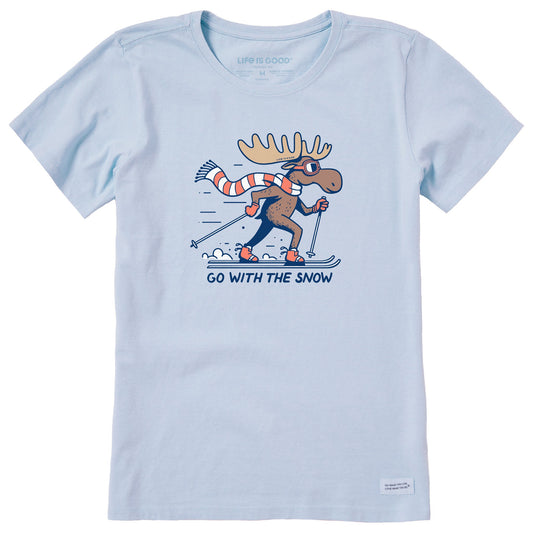 Women's Go With the Snow Short Sleeve Crusher Tee