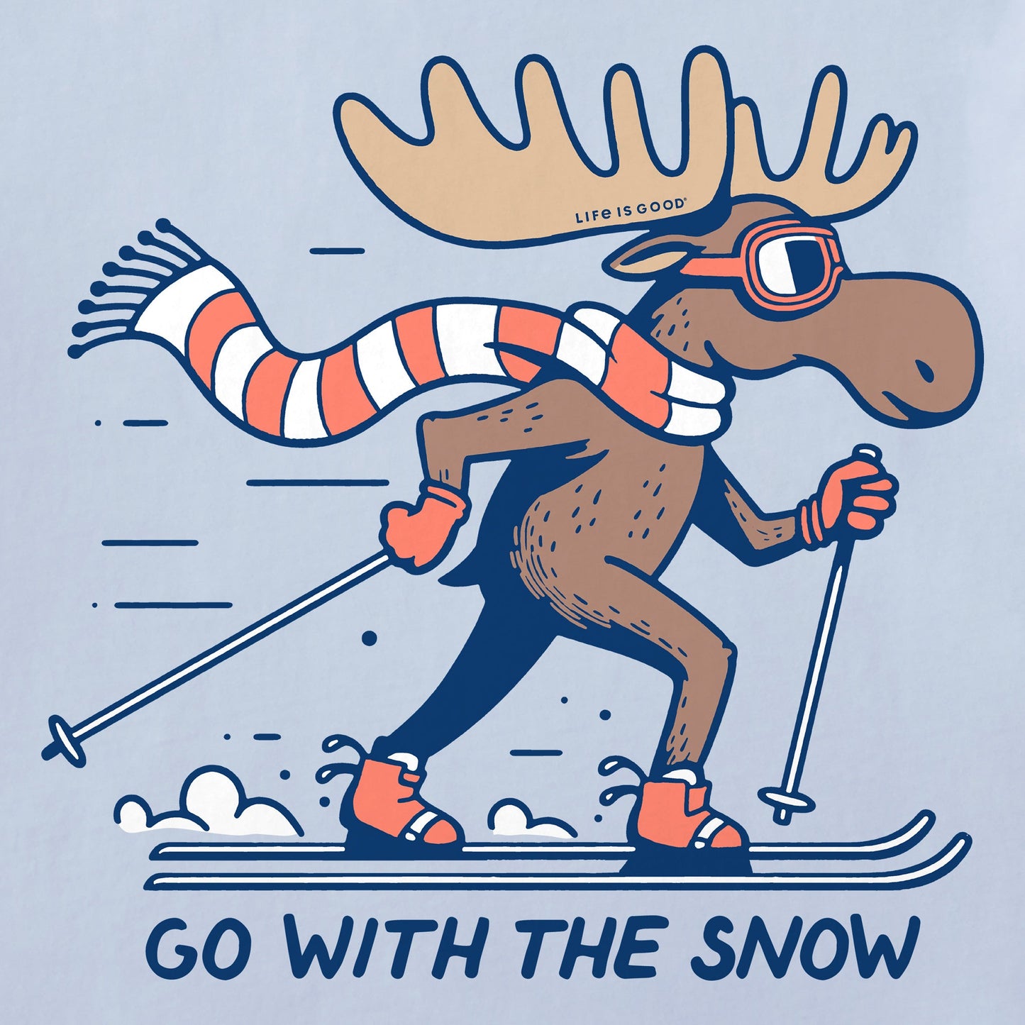 Women's Go With the Snow Short Sleeve Crusher Tee