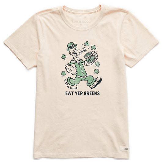 Women's Eat Yer Greens Short Sleeve Crusher Tee