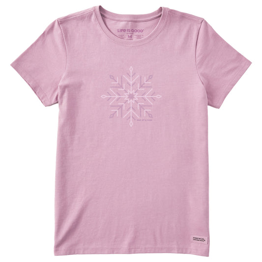 Women's Snowflake One of a Kind Short Sleeve Crusher Tee