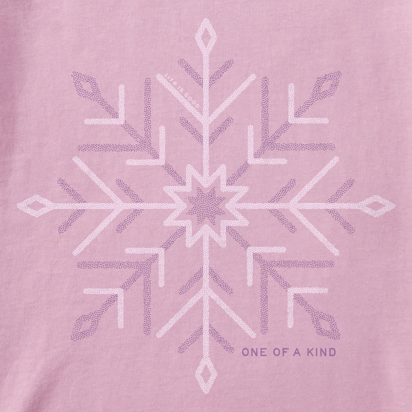Women's Snowflake One of a Kind Short Sleeve Crusher Tee