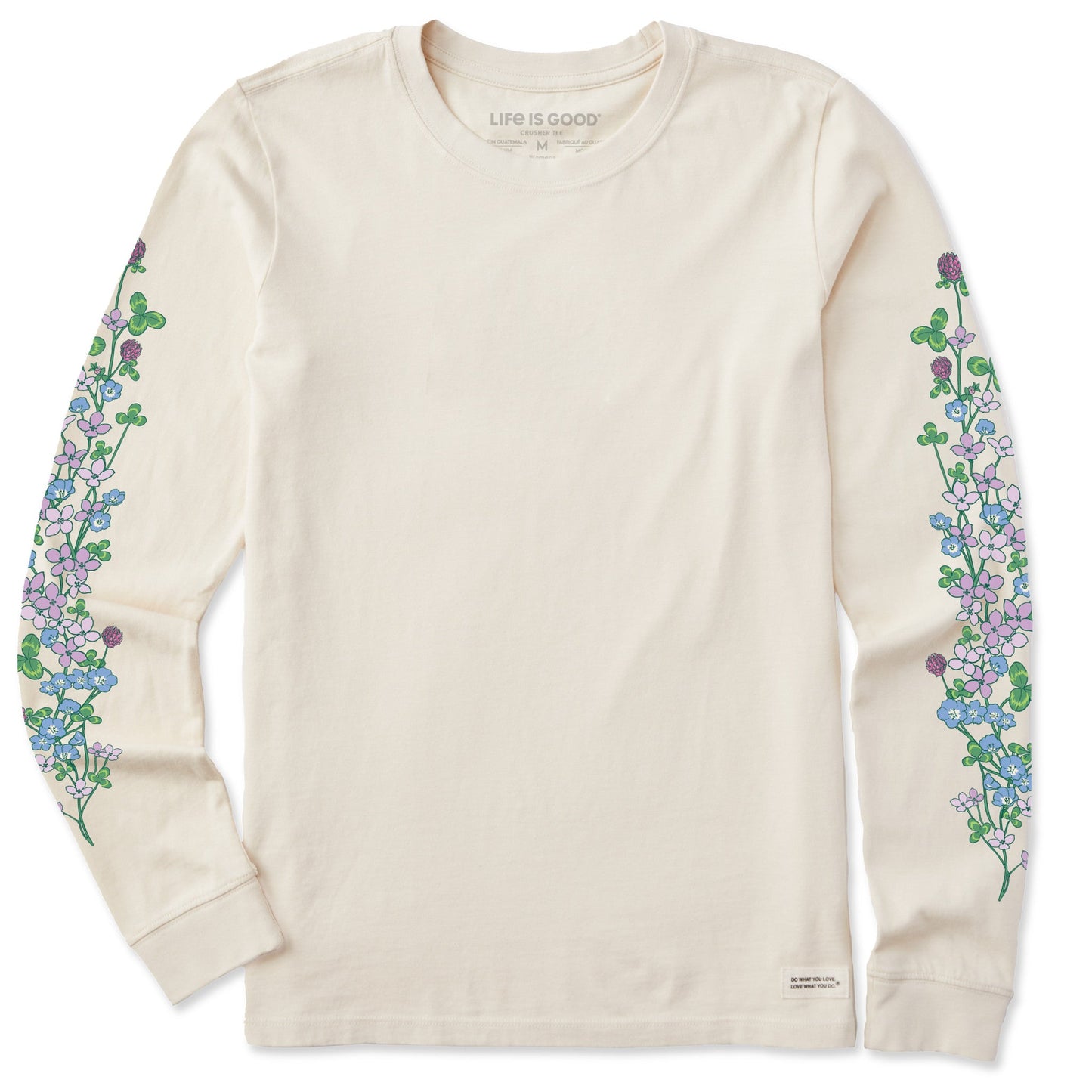 Women's Clovers & Wildflowers Long Sleeve Crusher Tee