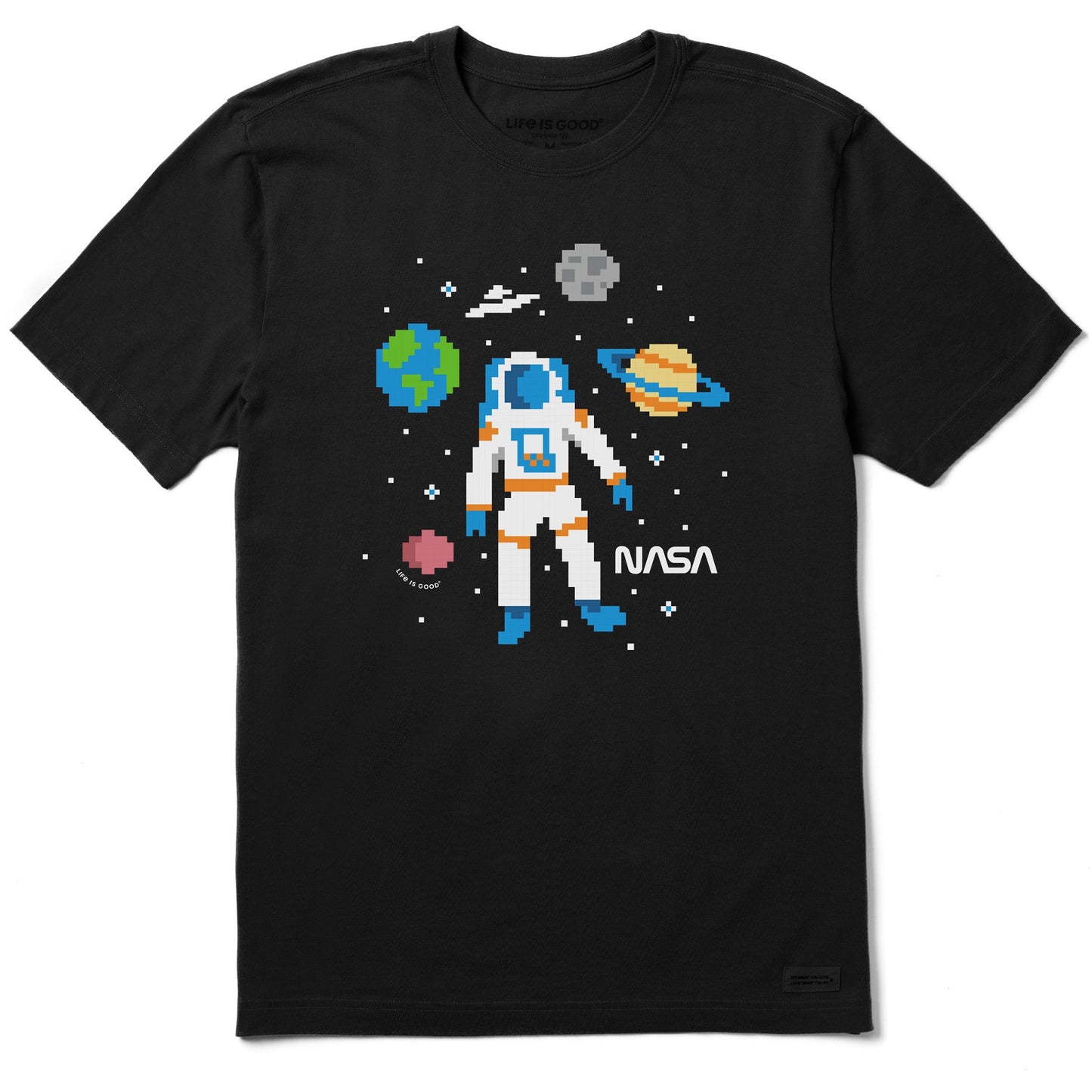 Men's NASA 8 Bit Astronaut Short Sleeve Tee