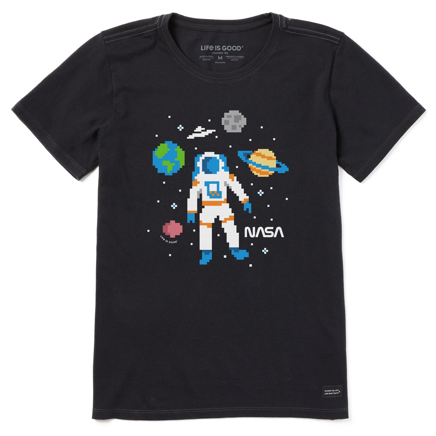 Women's NASA 8 Bit Astronaut Short Sleeve Tee