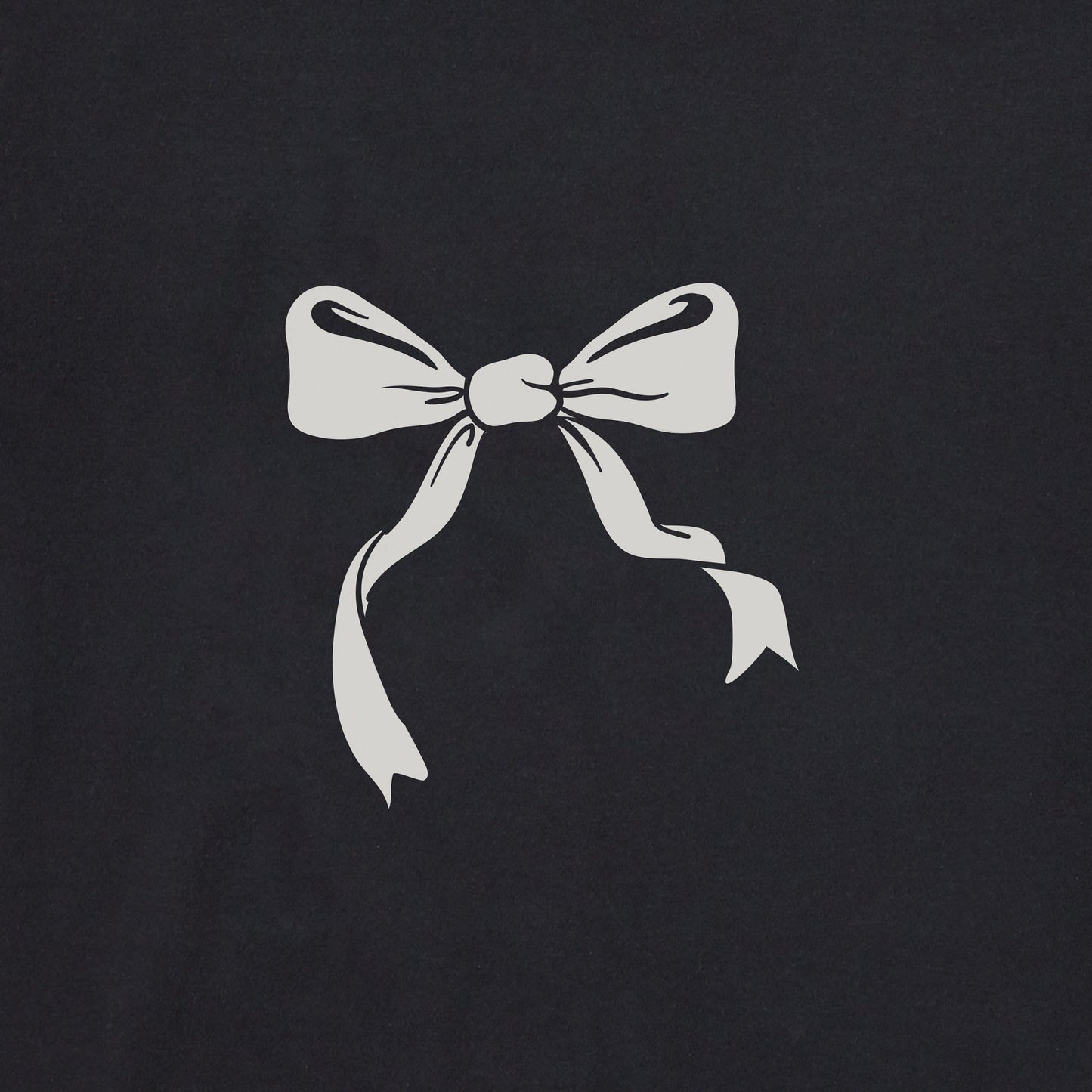 Women's Bows Long Sleeve Crusher Boxy Tee