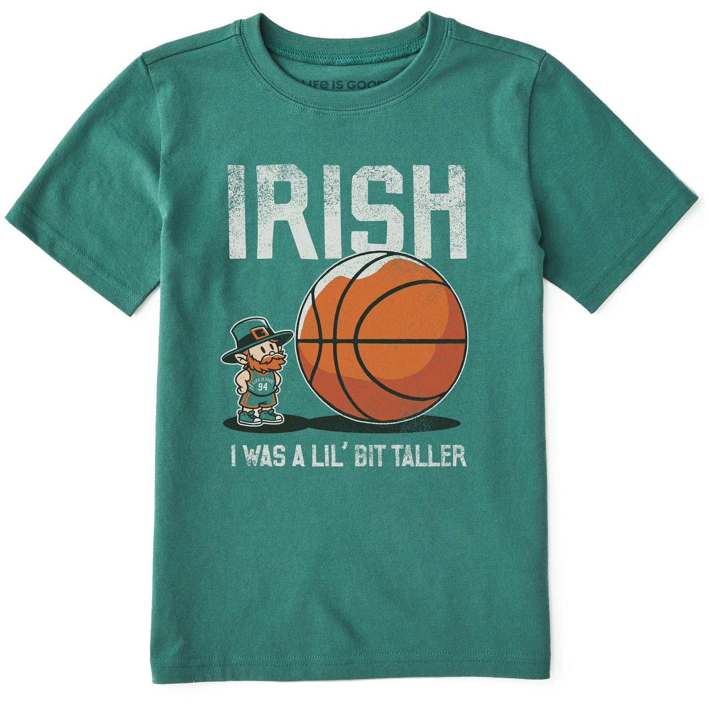 Kids Irish I Was a Lil Bit Taller Short Sleeve Crusher Tee