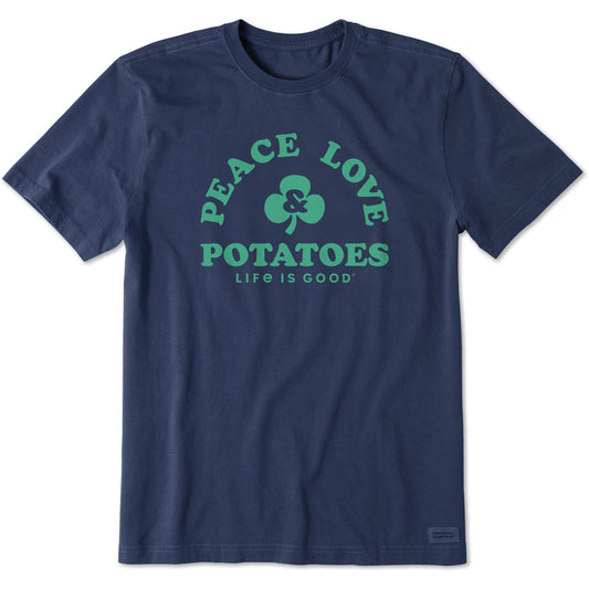Men's Peace Love & Potatoes Short Sleeve Tee