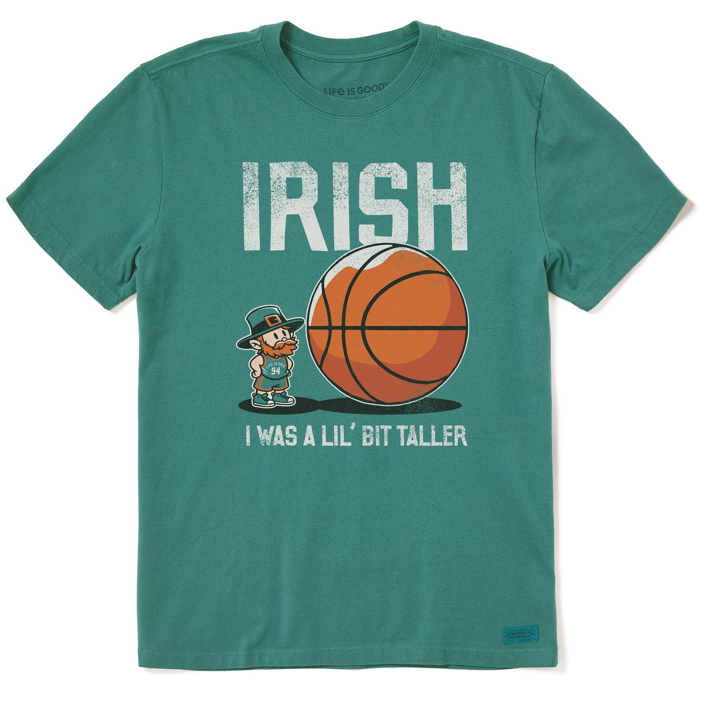 Men's Irish I Was a Lil Bit Taller Short Sleeve Crusher Tee