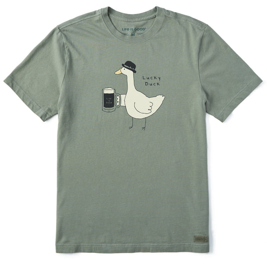 Men's Lucky Duck St. Pat's Short Sleeve Crusher Tee
