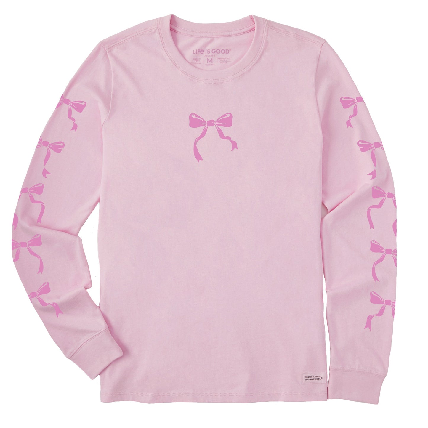 Women's Bows Long Sleeve Crusher Tee