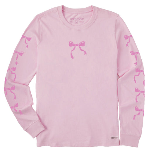 Women's Bows Long Sleeve Crusher Tee