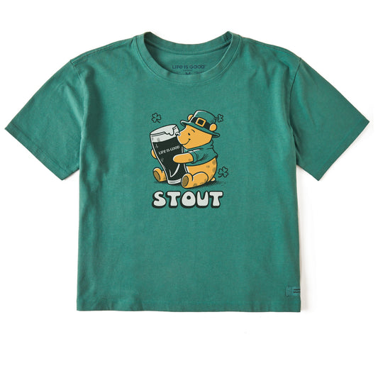 Women's Stout Winnie Short Sleeve Crusher Boxy Tee