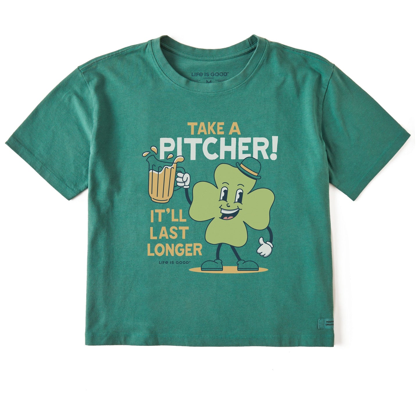 Women's Take a Pitcher Short Sleeve Crusher Boxy Tee