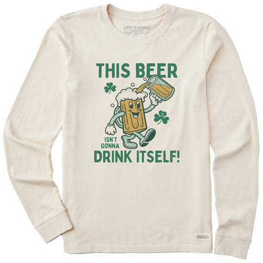 Women's This Beer Isn't Gonna Drink Itself Long Sleeve Crusher Tee