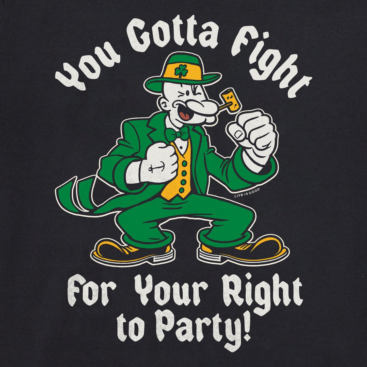 Women's You Gotta Fight For Your Right to Party Short Sleeve Crusher Tee