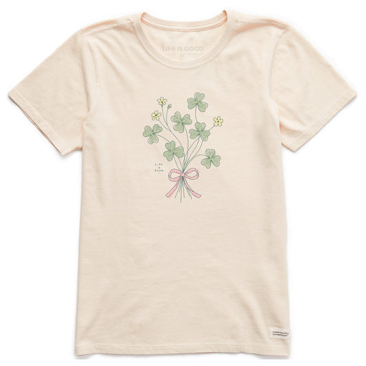 Women's Wildflower Shamrocks Short Sleeve Crusher Tee
