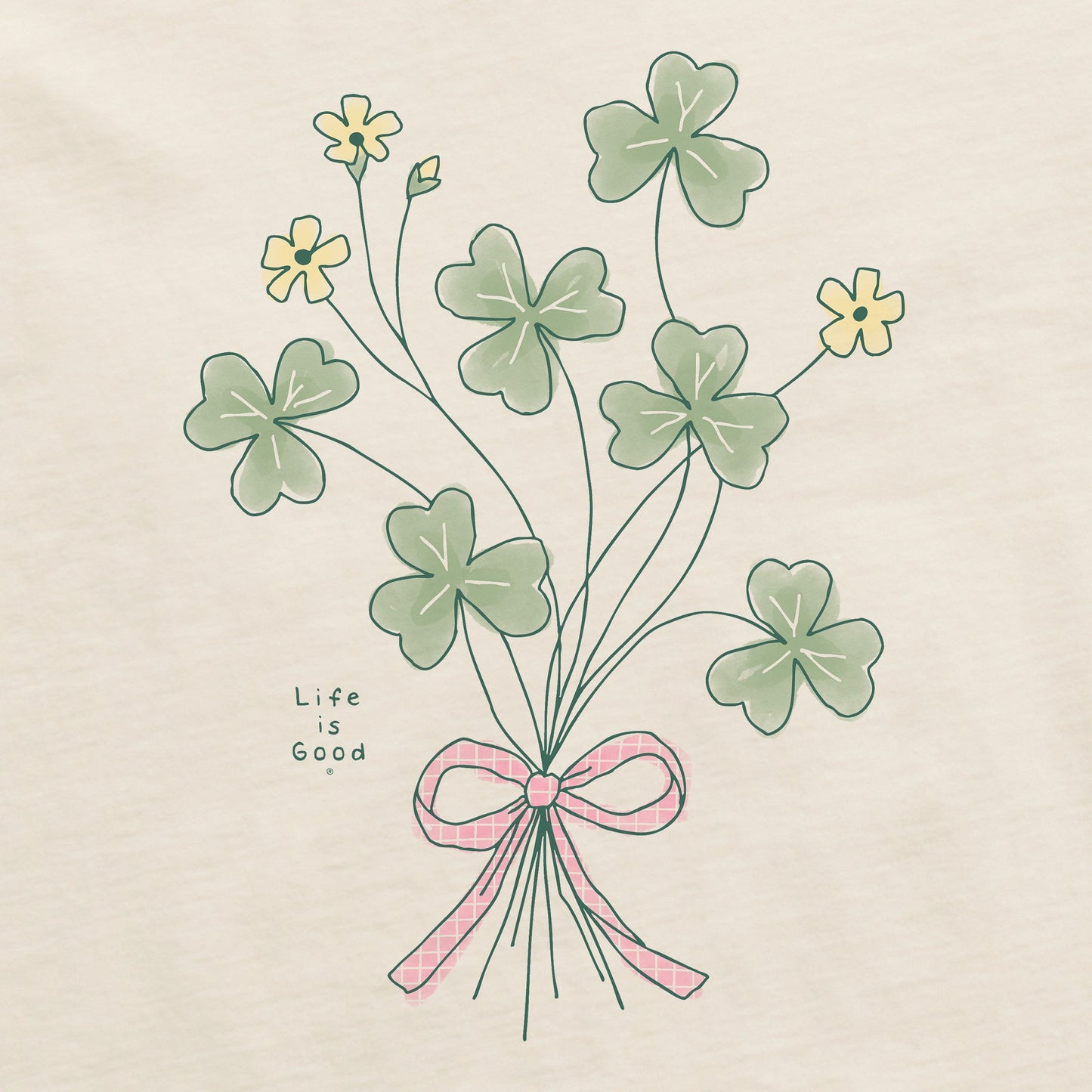 Women's Wildflower Shamrocks Short Sleeve Crusher Tee