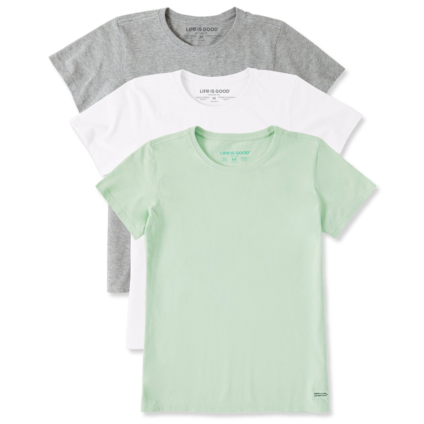 Women's Solid 3-Pack Crusher-LITE Crew  Multi 2