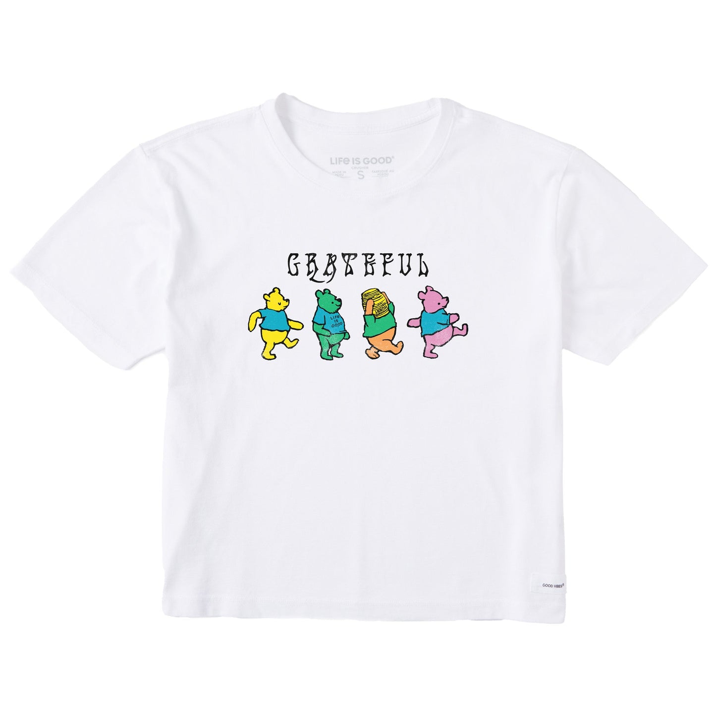 Women's Grateful Winnies Short Sleeve Crusher Boxy Tee
