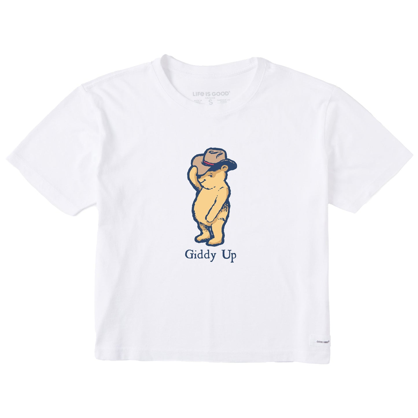 Women's Giddy Up Winnie Short Sleeve Crusher Boxy Tee