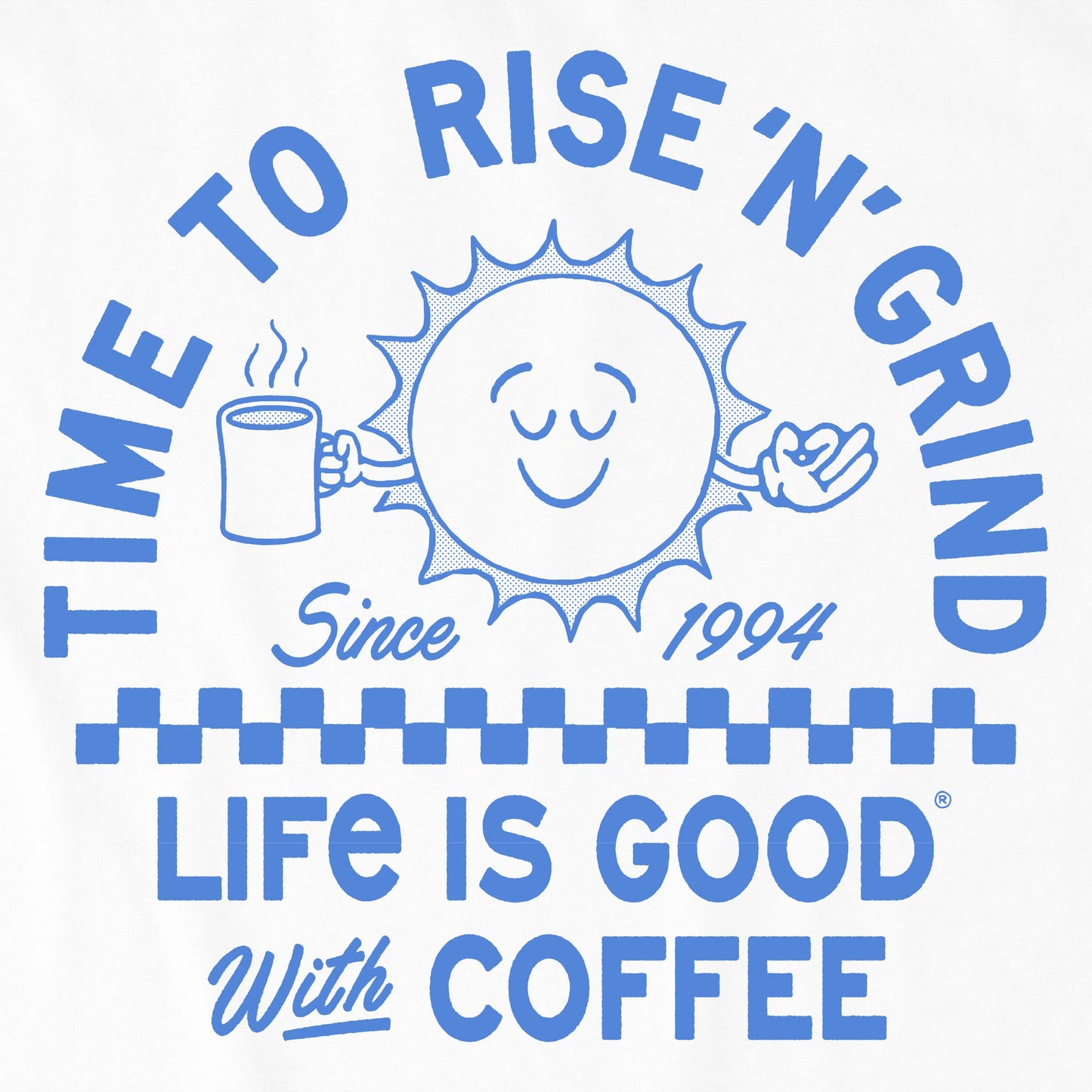 Women's Showtime Rise Coffee Sun Short Sleeve Crusher Boxy Tee