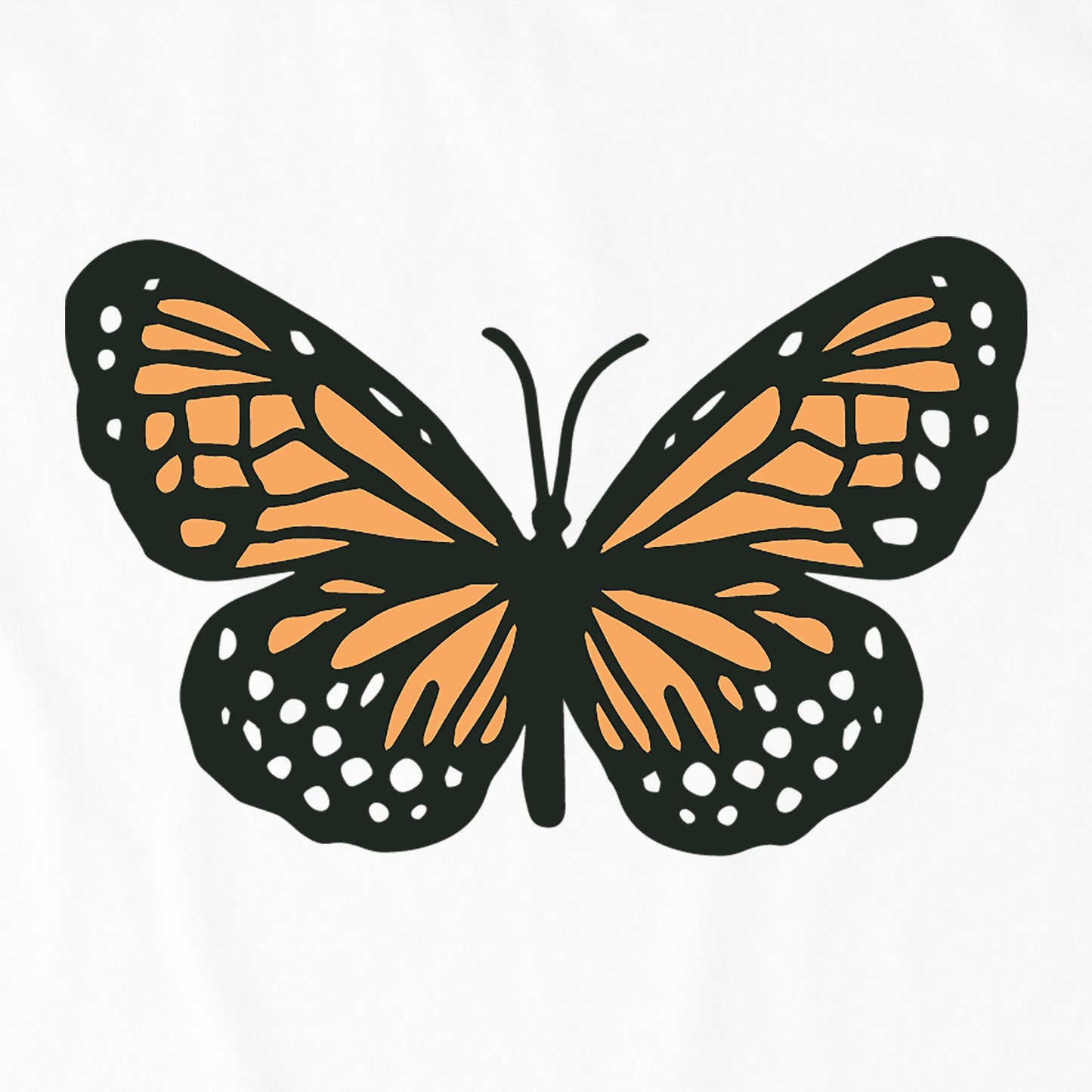 Women's Clean Butterfly Short Sleeve Crusher Boxy Tee