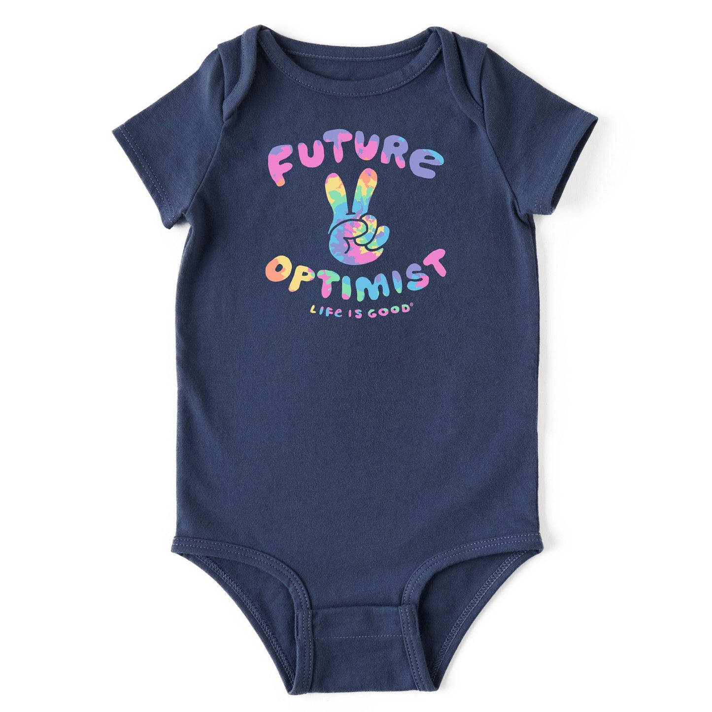 Baby Future Optimist Short Sleeve Crusher Bodysuit