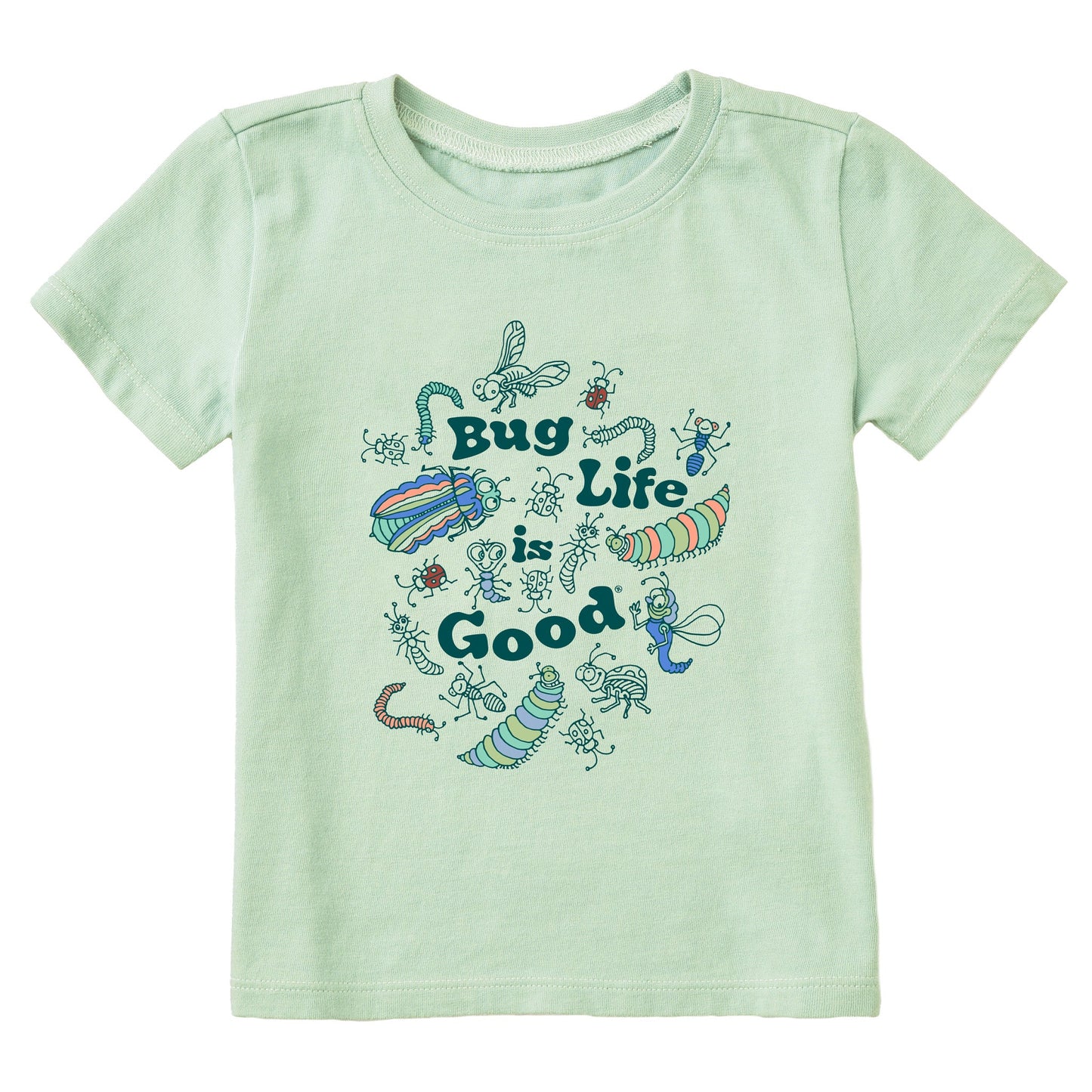 Toddler Bug Life is Good Short Sleeve Crusher Tee
