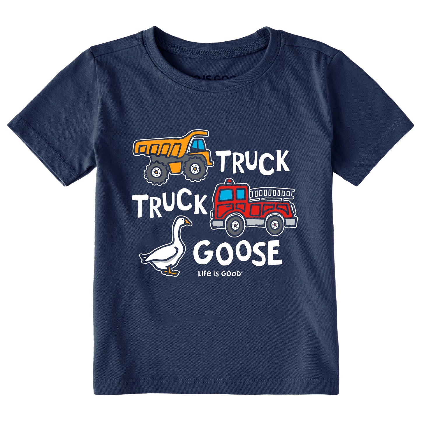 Toddler Truck Truck Goose Short Sleeve Crusher Tee