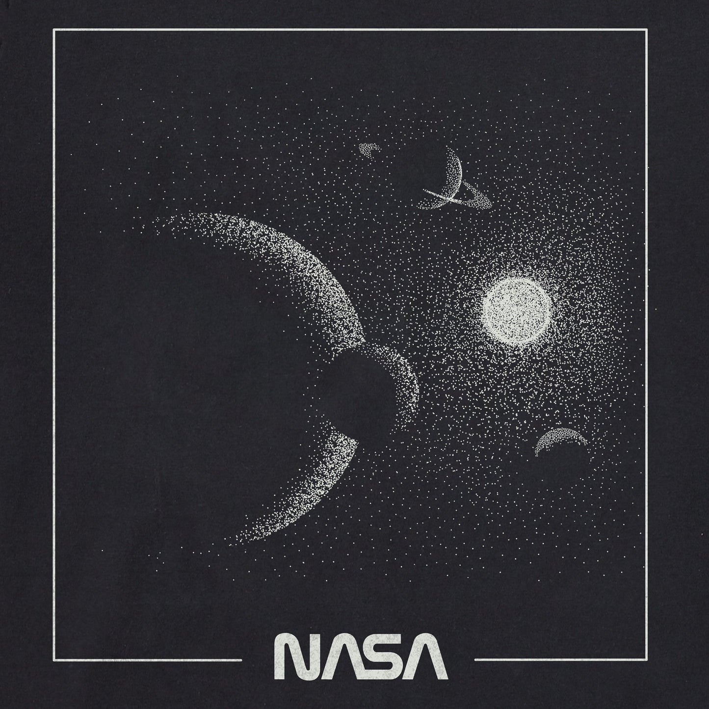 Women's NASA Outer Space Short Sleeve Crusher Boxy Tee