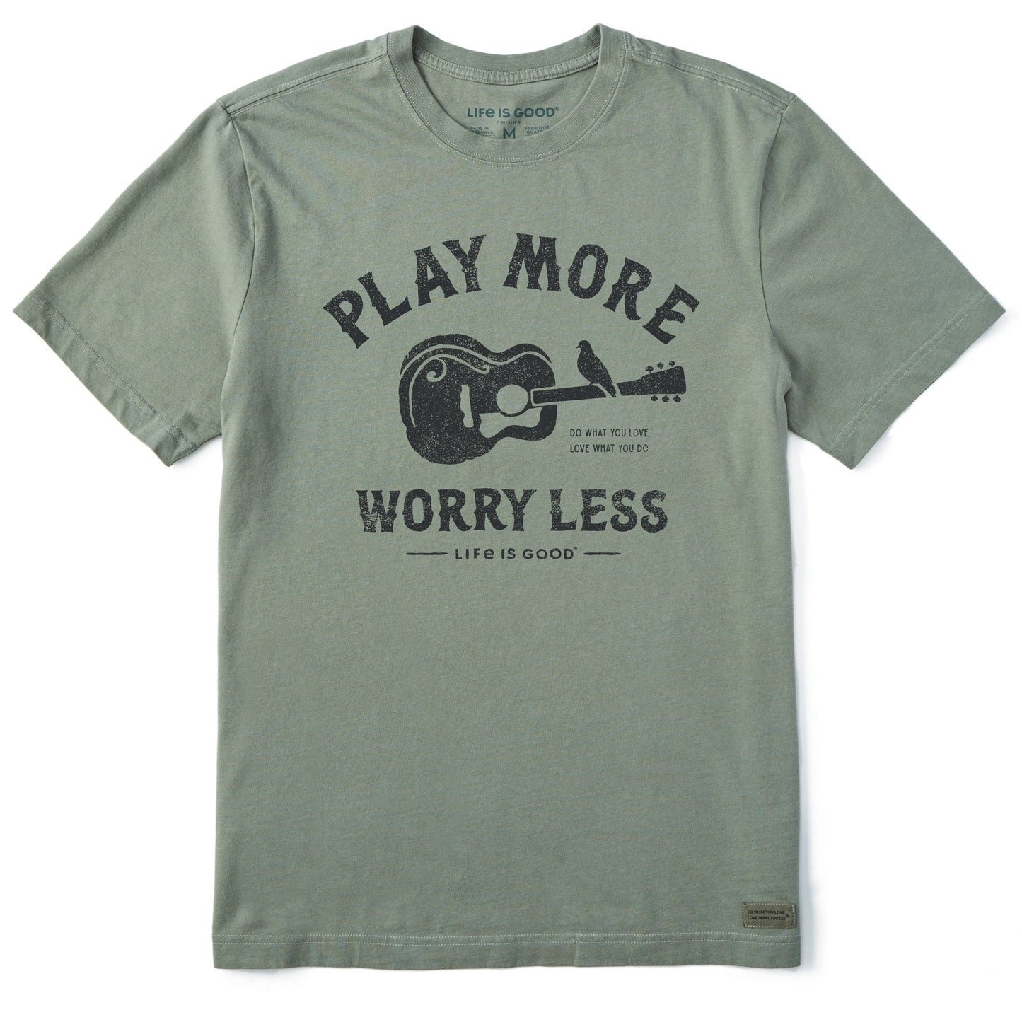 Men's Guitar Play More Short Sleeve Tee