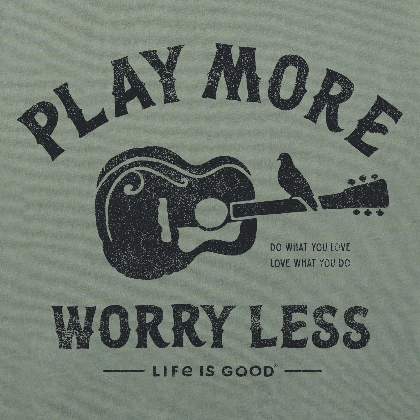 Men's Guitar Play More Short Sleeve Tee