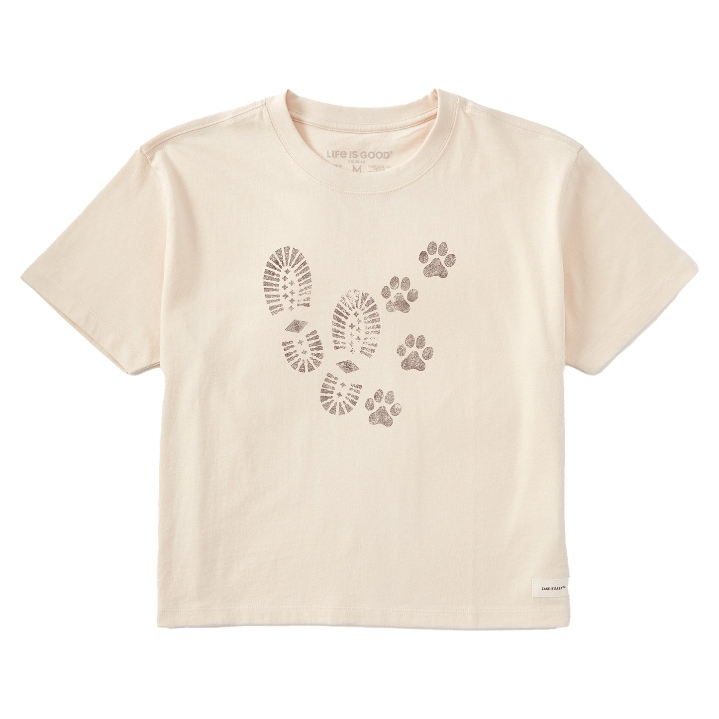 Women's Trails & Tails Short Sleeve Crusher Boxy Tee