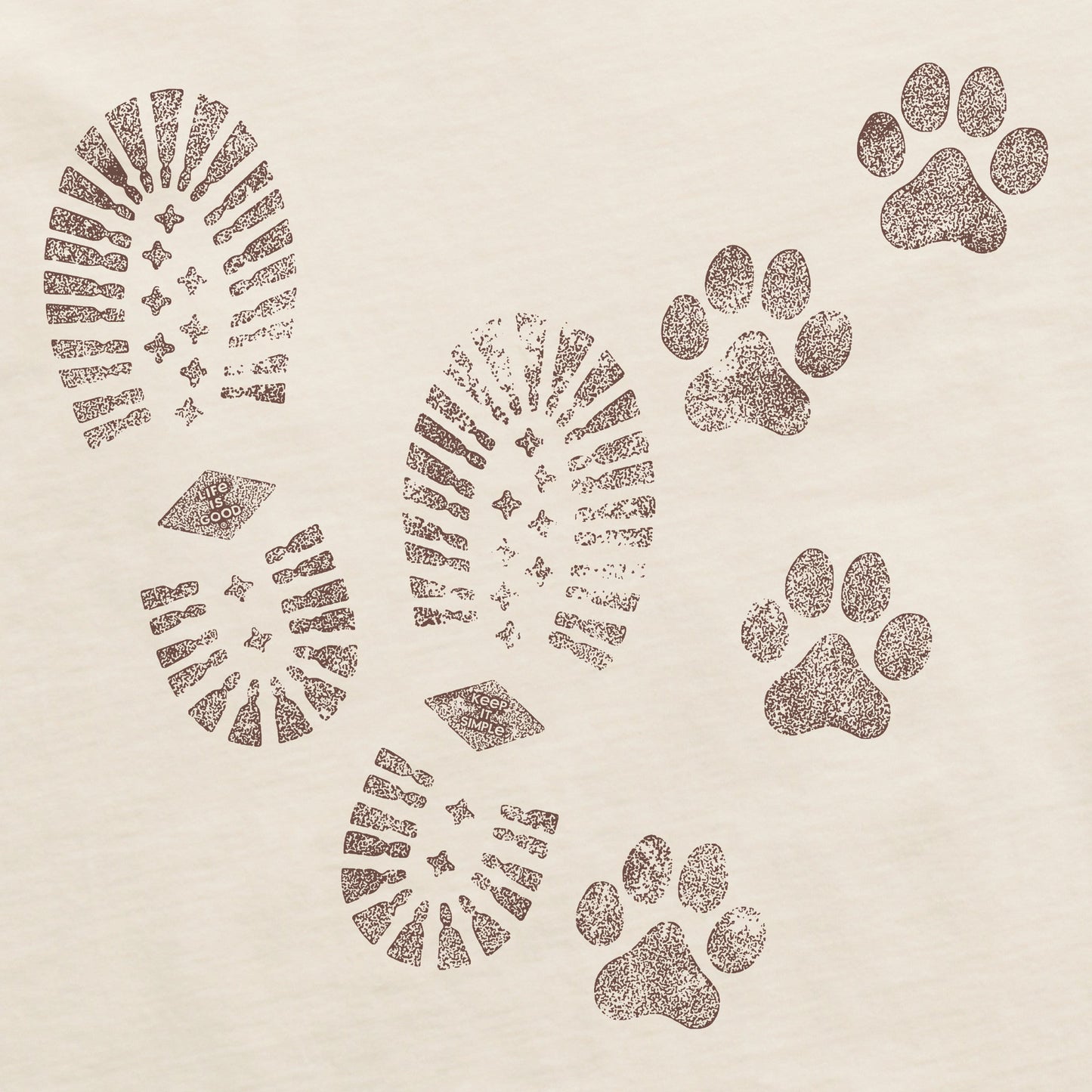 Women's Trails & Tails Short Sleeve Crusher Boxy Tee