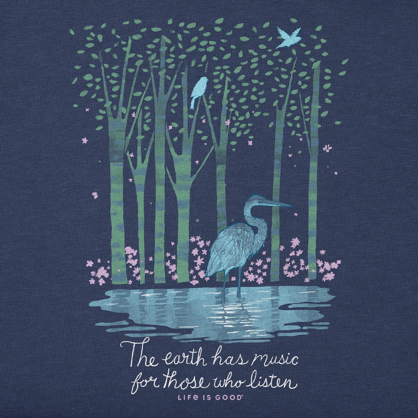 Women's Earth Has Music Heron Crusher Tank