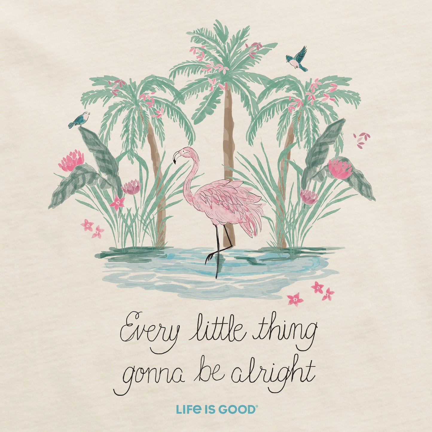 Women's Every Little Thing Flamingo Crusher Tank