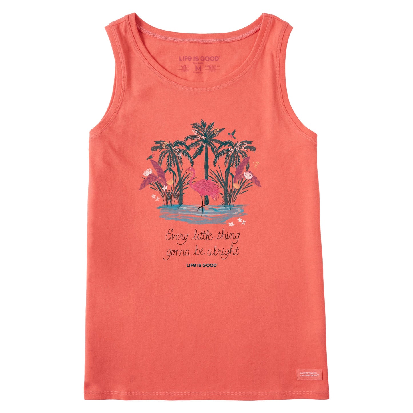 Women's Every Little Thing Flamingo Crusher Tank