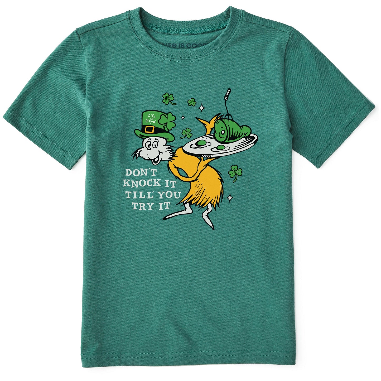 Kids Don't Knock It Til You Try It Short Sleeve Crusher Tee