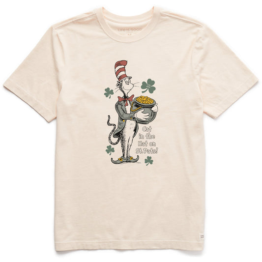 Men's Cat in the Hat on St. Pat's Short Sleeve Crusher Tee