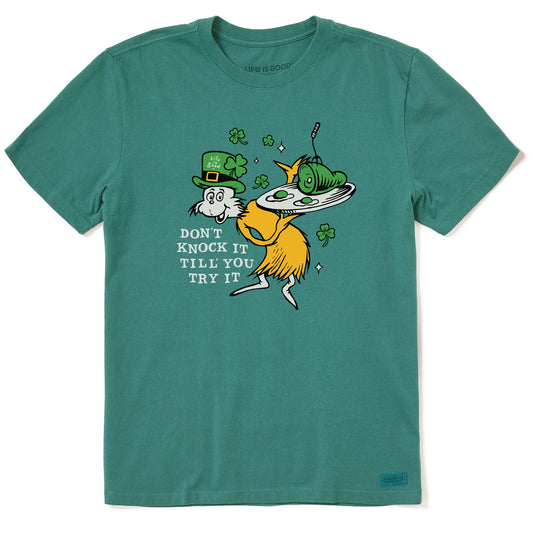 Men's Don't Knock It Til You Try It Short Sleeve Crusher Tee