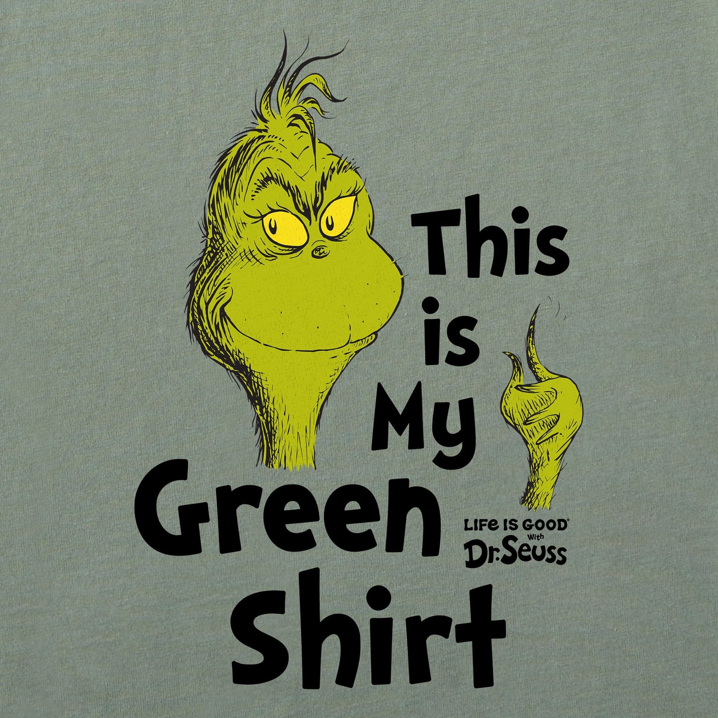 Women's This is My Green Shirt Short Sleeve Crusher Tee