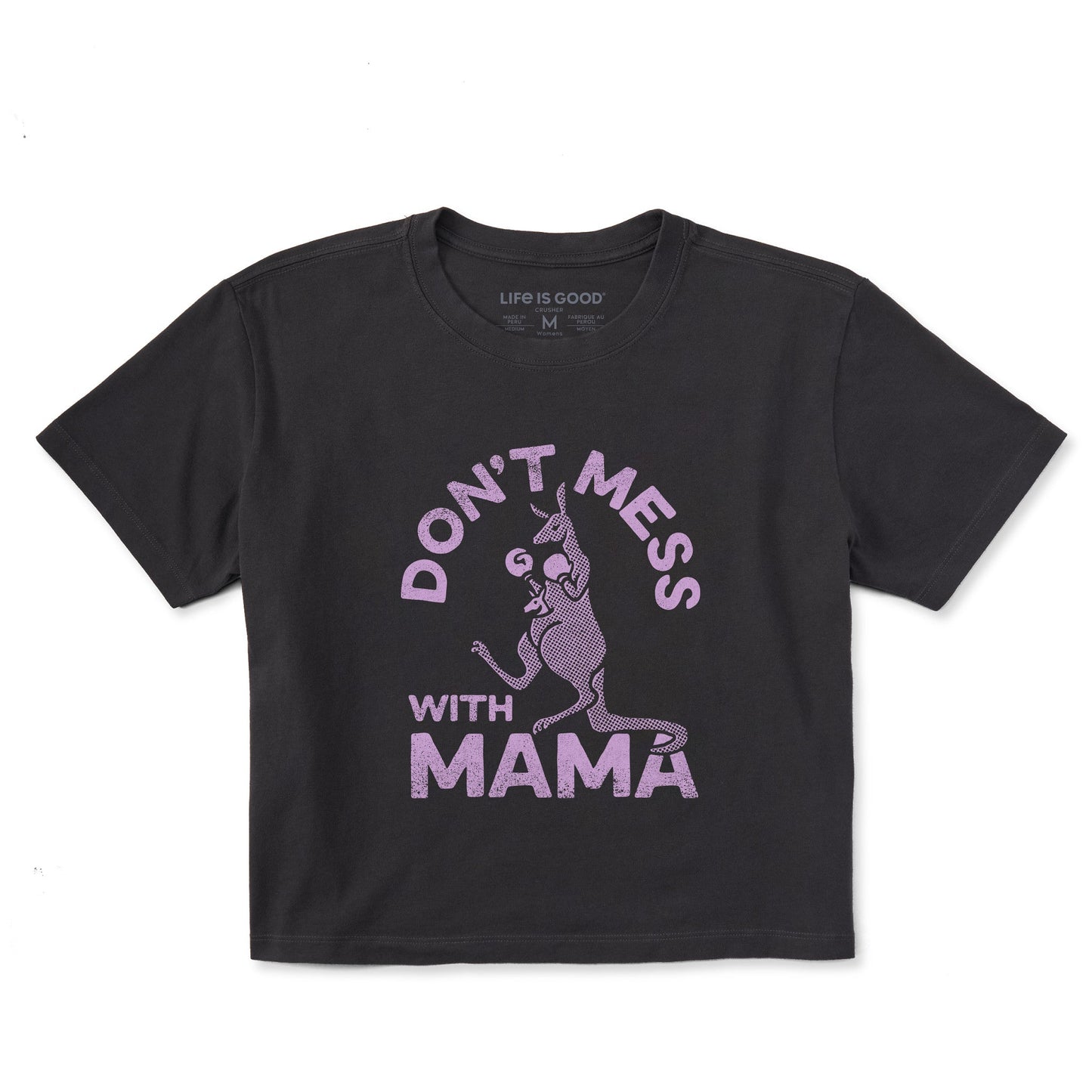 Women's Don't Mess with Mama Short Sleeve Crusher Boxy Tee