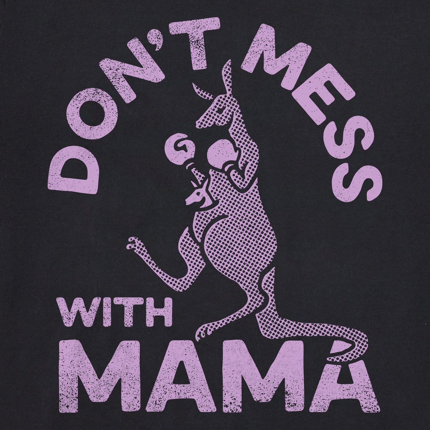 Women's Don't Mess with Mama Short Sleeve Crusher Boxy Tee