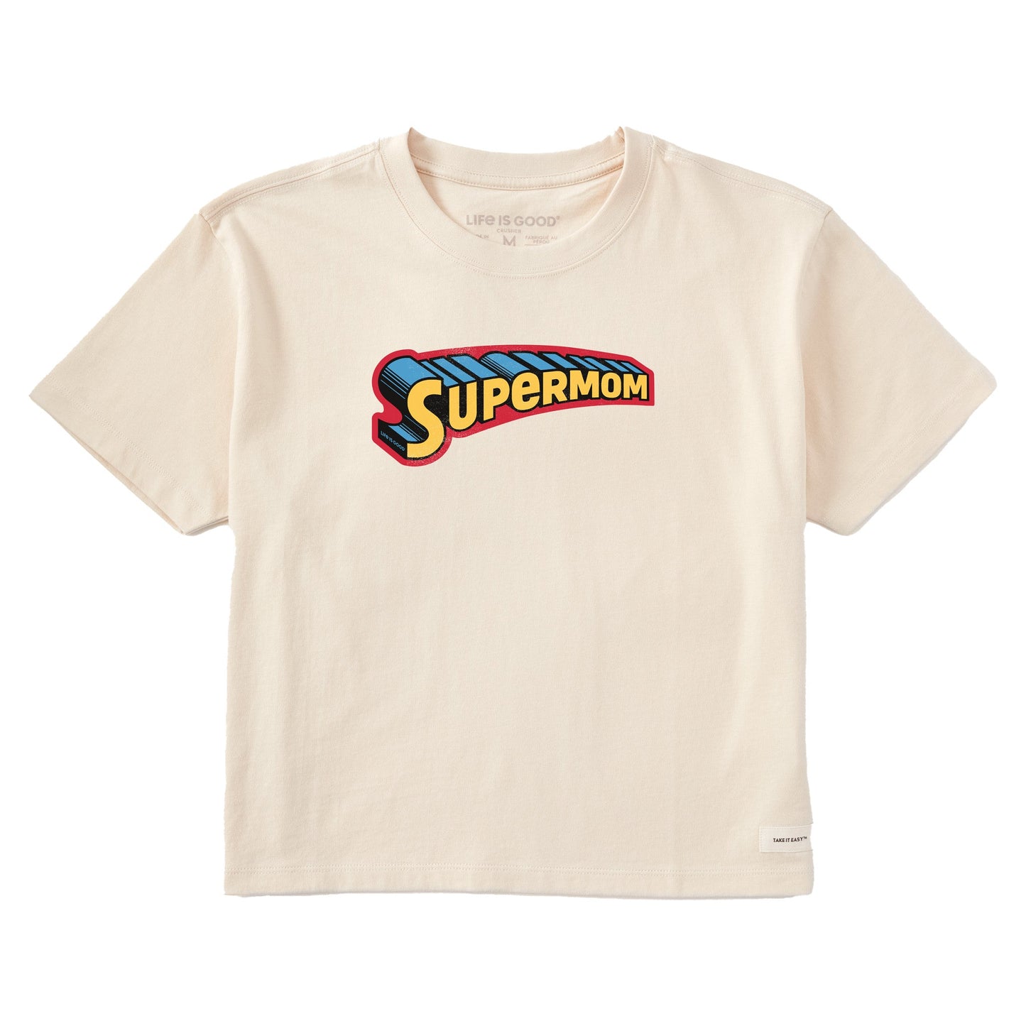 Women's Supermom Short Sleeve Crusher Boxy Tee