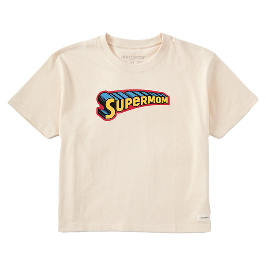 Women's Supermom Short Sleeve Crusher Boxy Tee