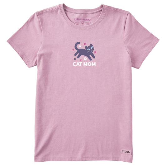 Women's Cat Mom Mini Short Sleeve Tee