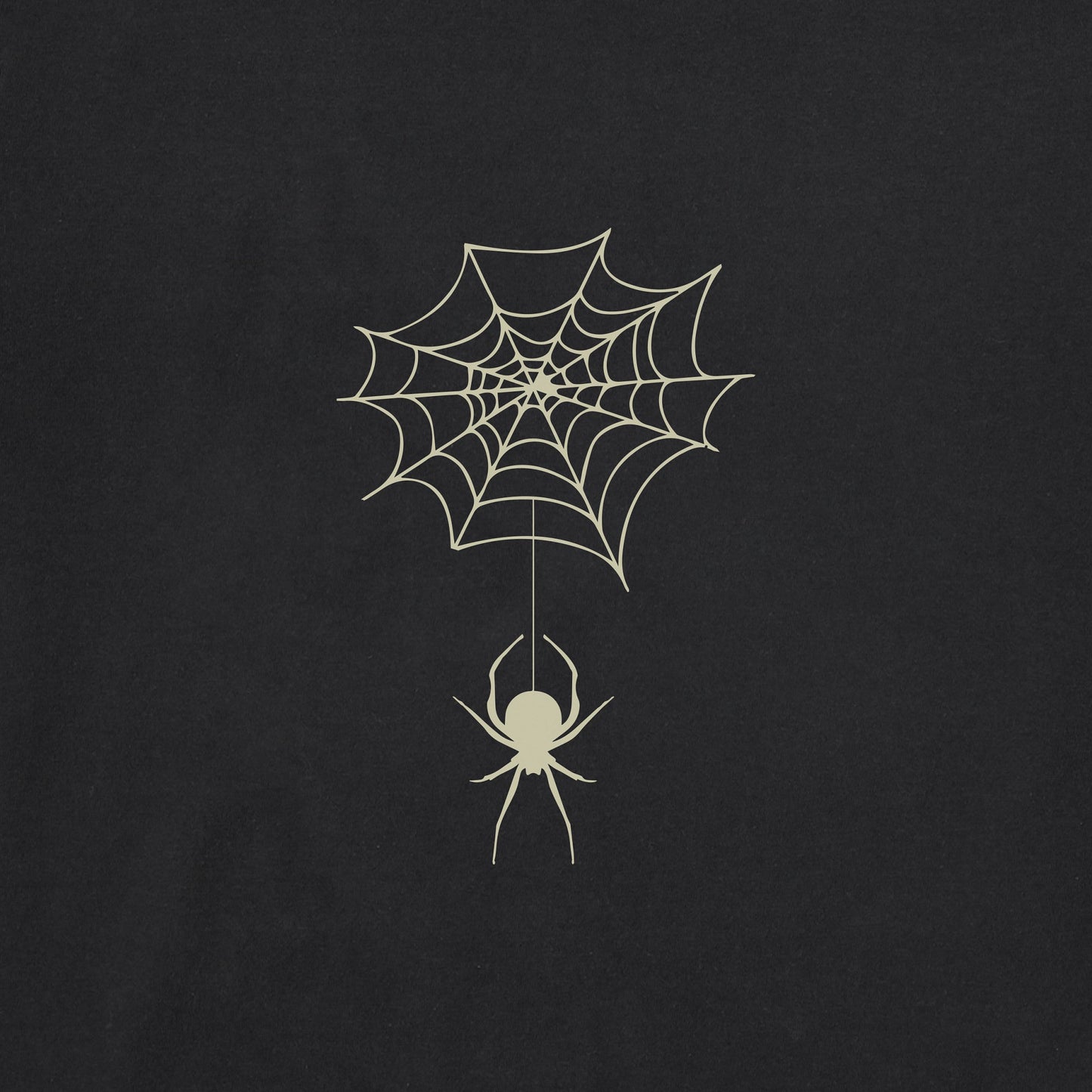 Kids Spooky Spiderweb Long Sleeve Crusher Tee