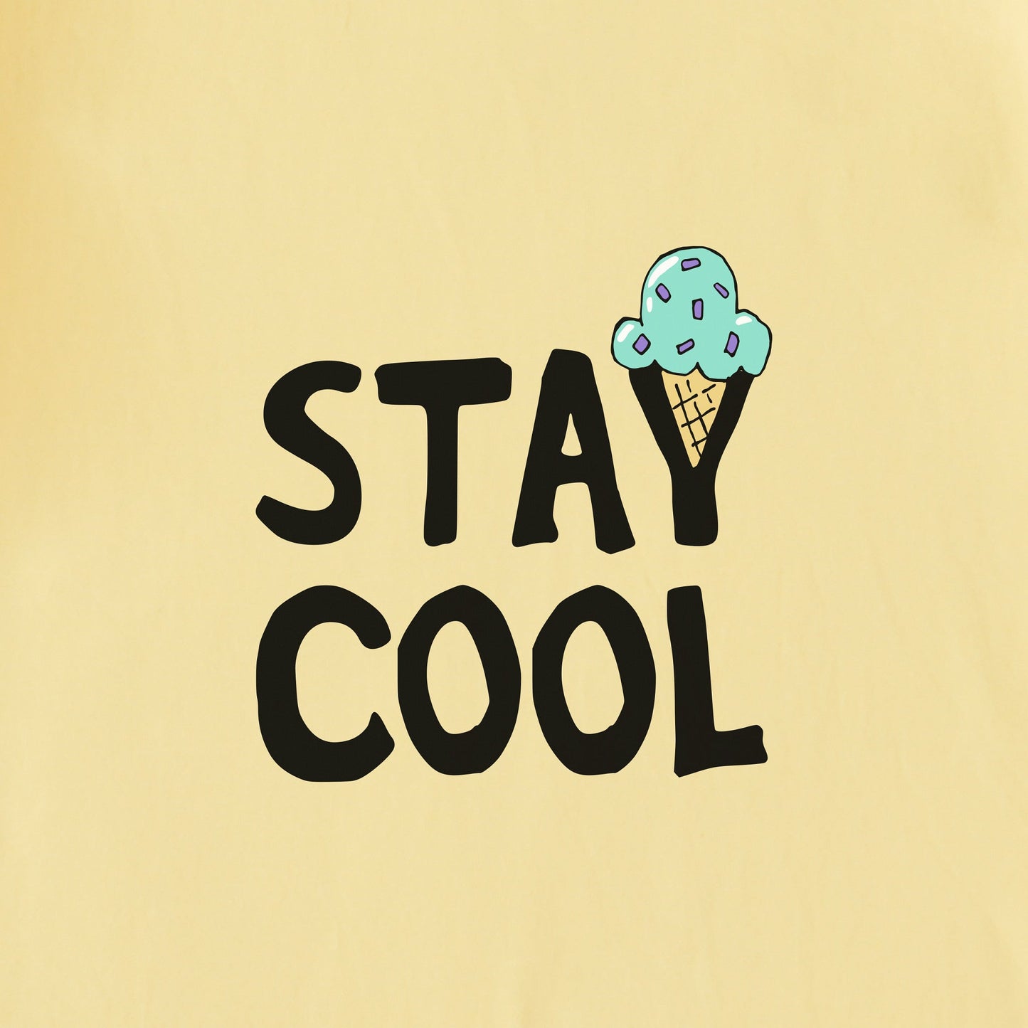 Kids Stay Cool Cone Stack Long Sleeve Crusher Tee