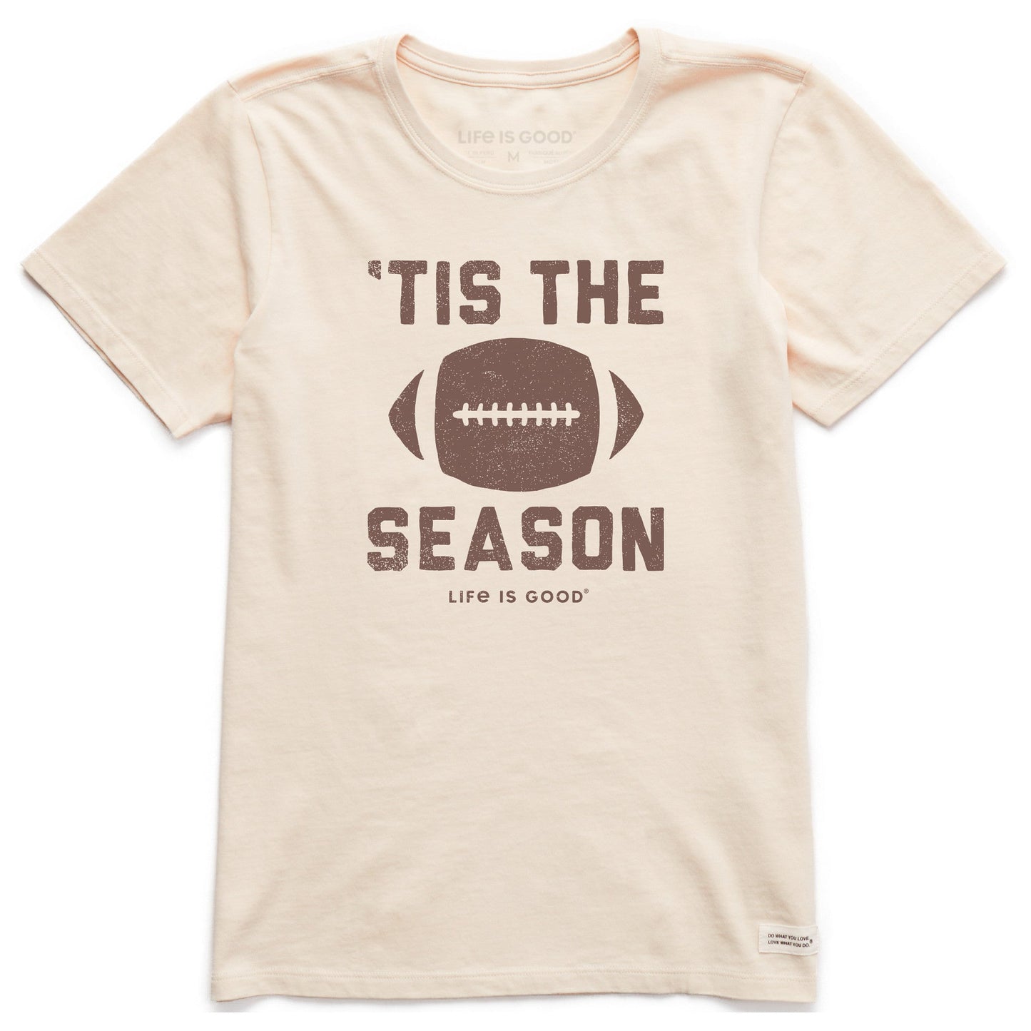 Women's Tis The Football Season Short Sleeve Crusher Tee